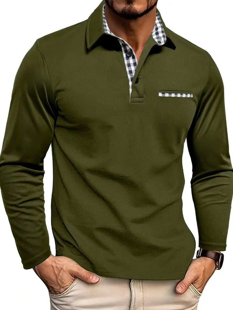 Sebastian – Long-sleeved polo shirt