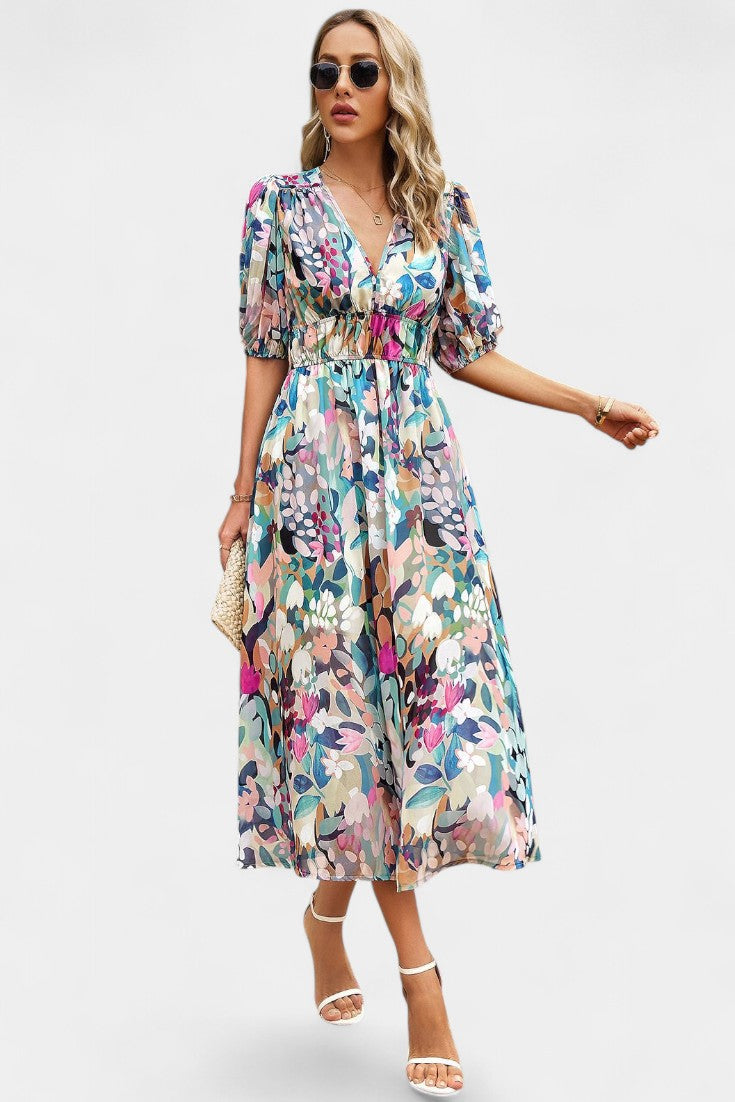 Sophia | Floral Charm Summer Dress