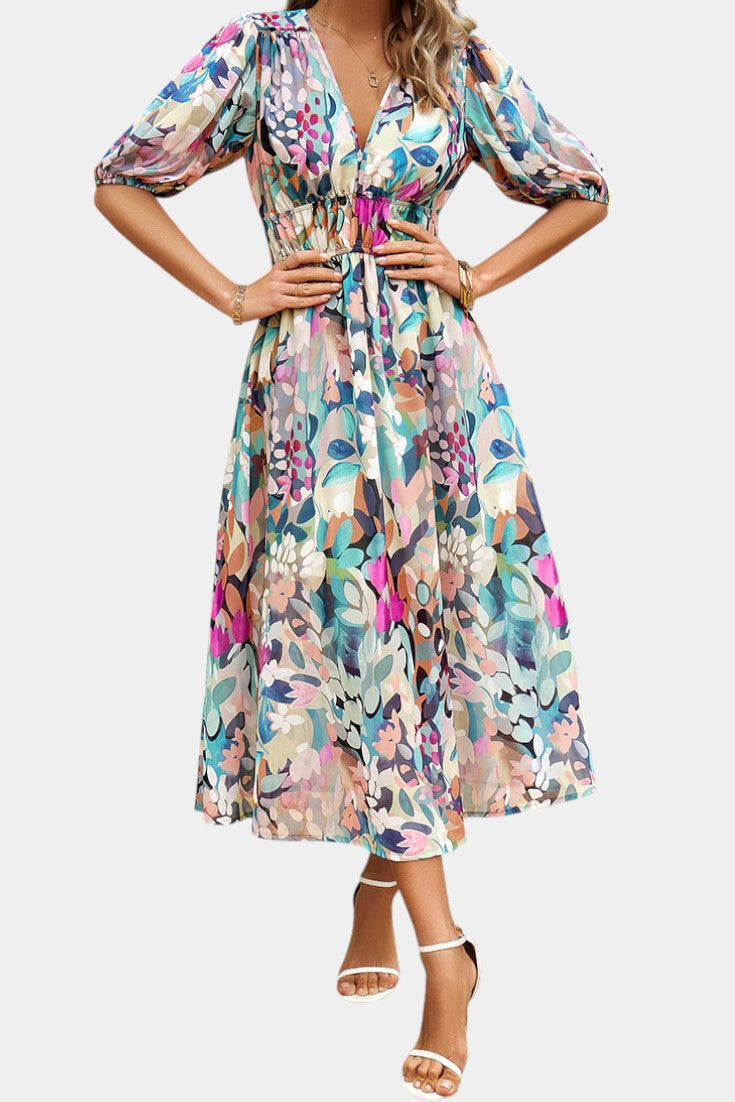 Sophia | Floral Charm Summer Dress