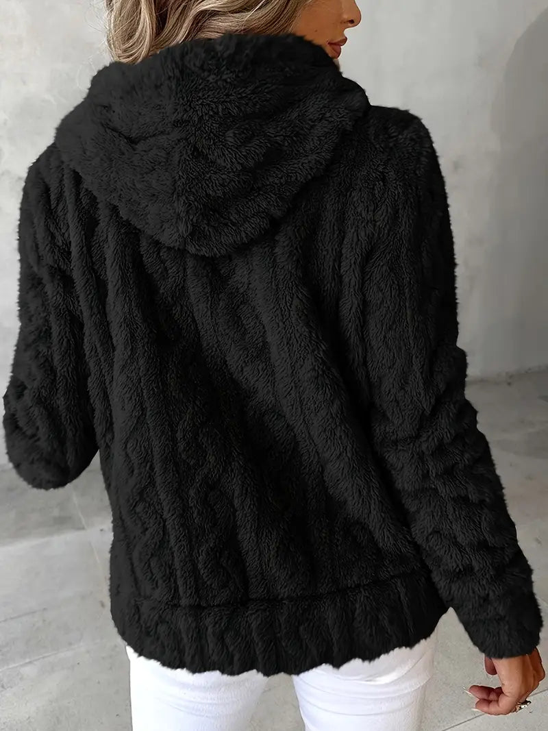 Livia | Hooded Full-Zip Sweater