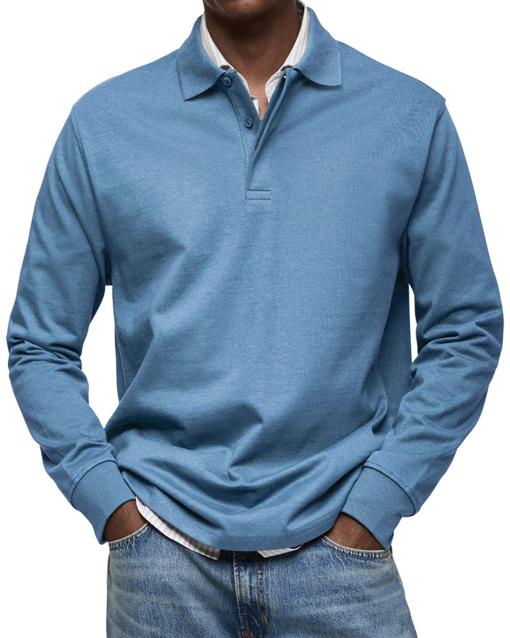 Mayfair | Luxury Long-Sleeved Polo Shirt
