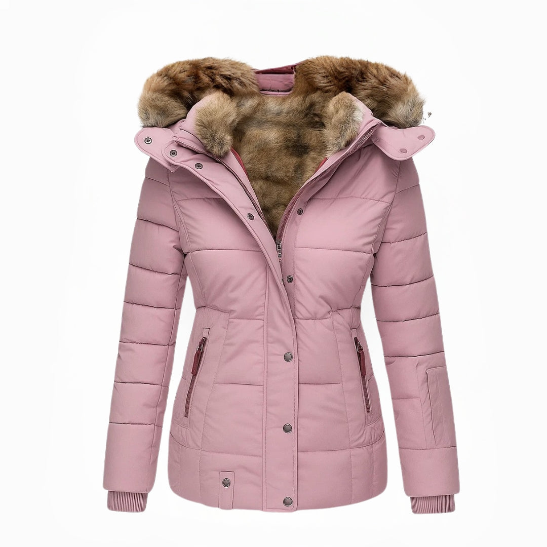 Nora | Warm winter coat with soft fur lining