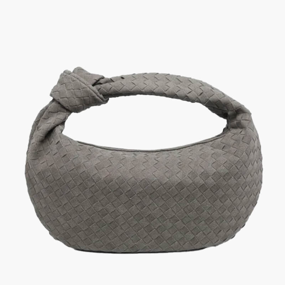 Noirette - Large braided ladies handbag