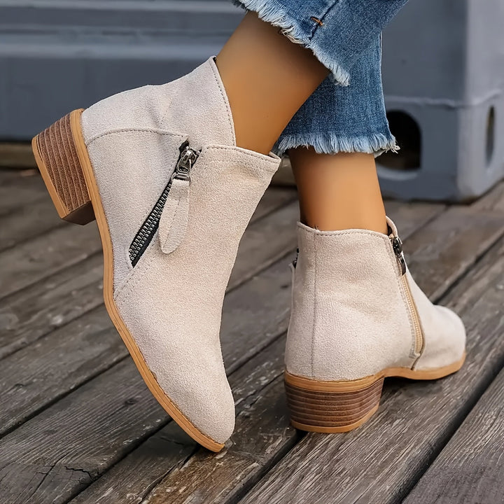 Lori | Stylish Side-Zip Boots