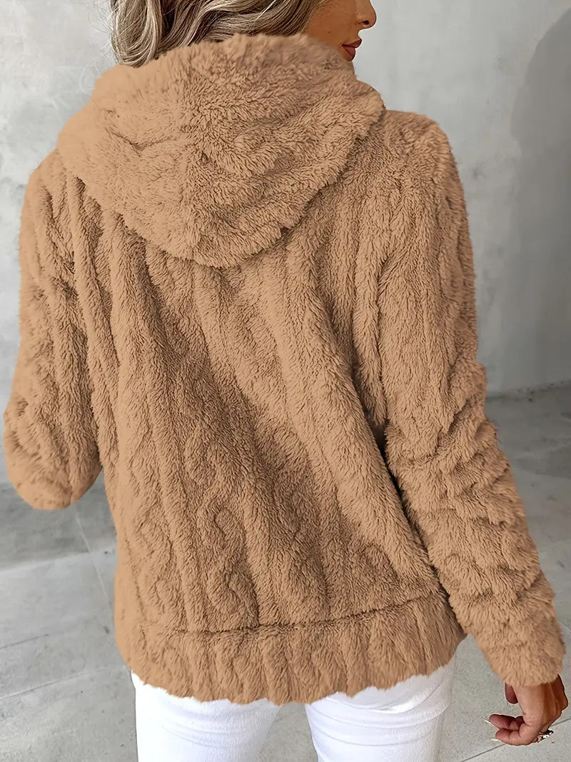 Livia | Hooded Full-Zip Sweater