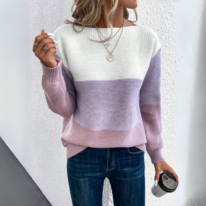 Kira | Cozy and Stylish Patchwork Sweater