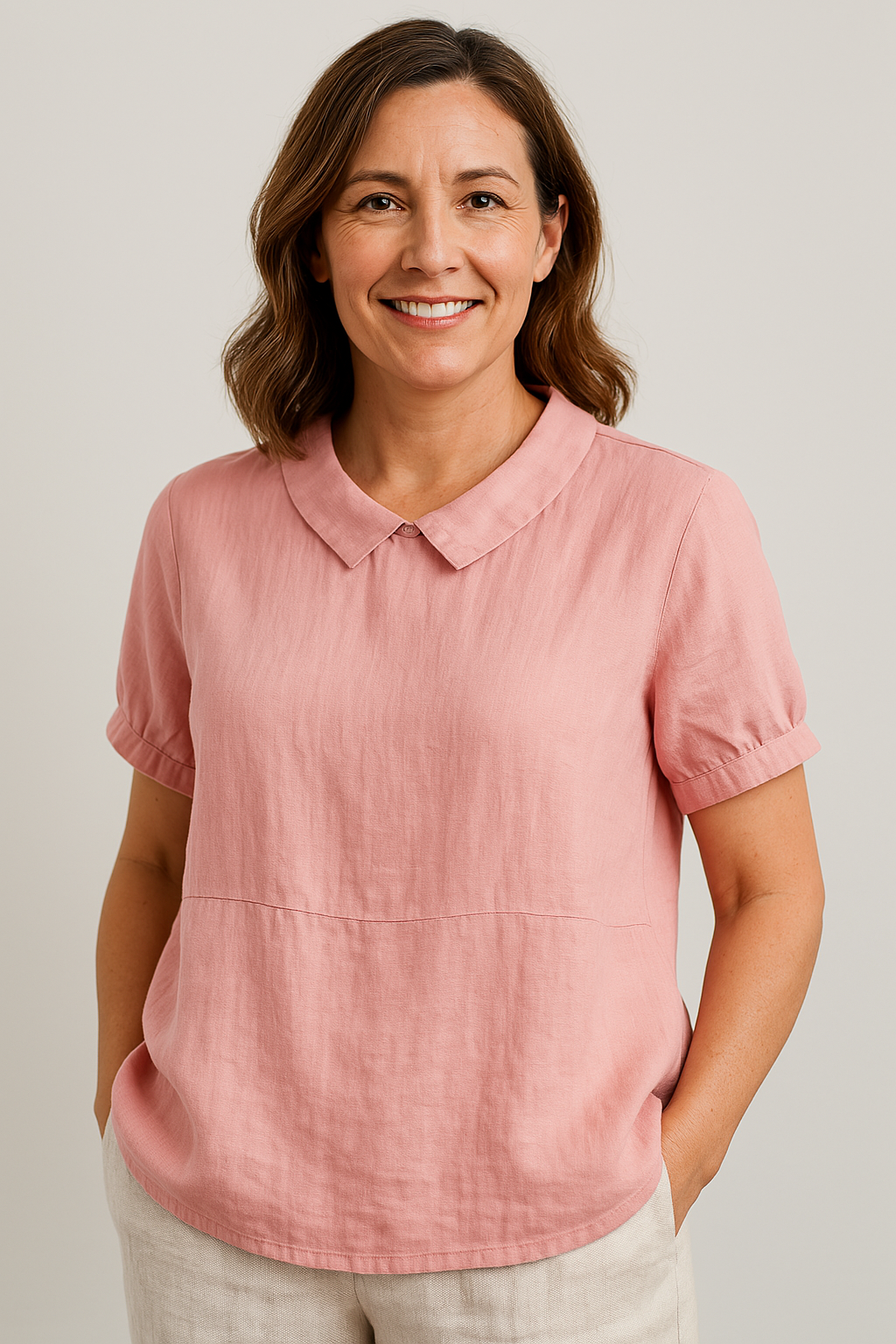 Ashley | Simple Collared Shirt