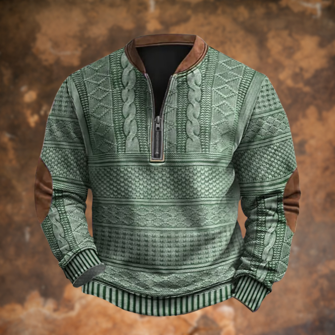Mayfair – Knitted jumper with zip detail
