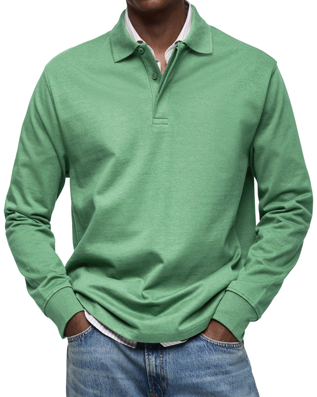 Mayfair | Luxury Long-Sleeved Polo Shirt