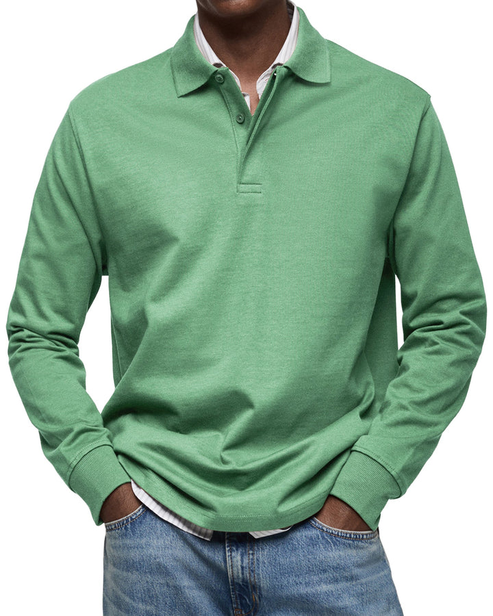 Mayfair | Luxury Long-Sleeved Polo Shirt