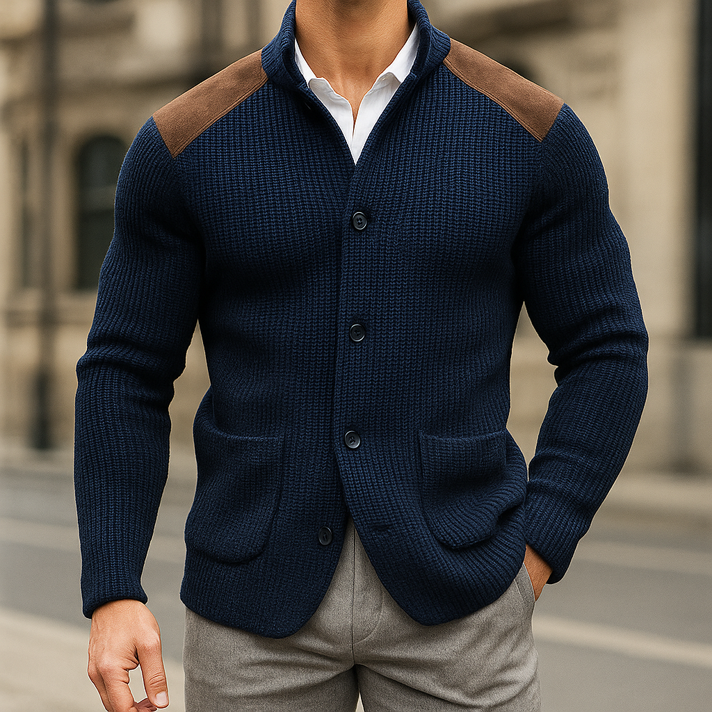 Joshua | Textured Knit Blazer