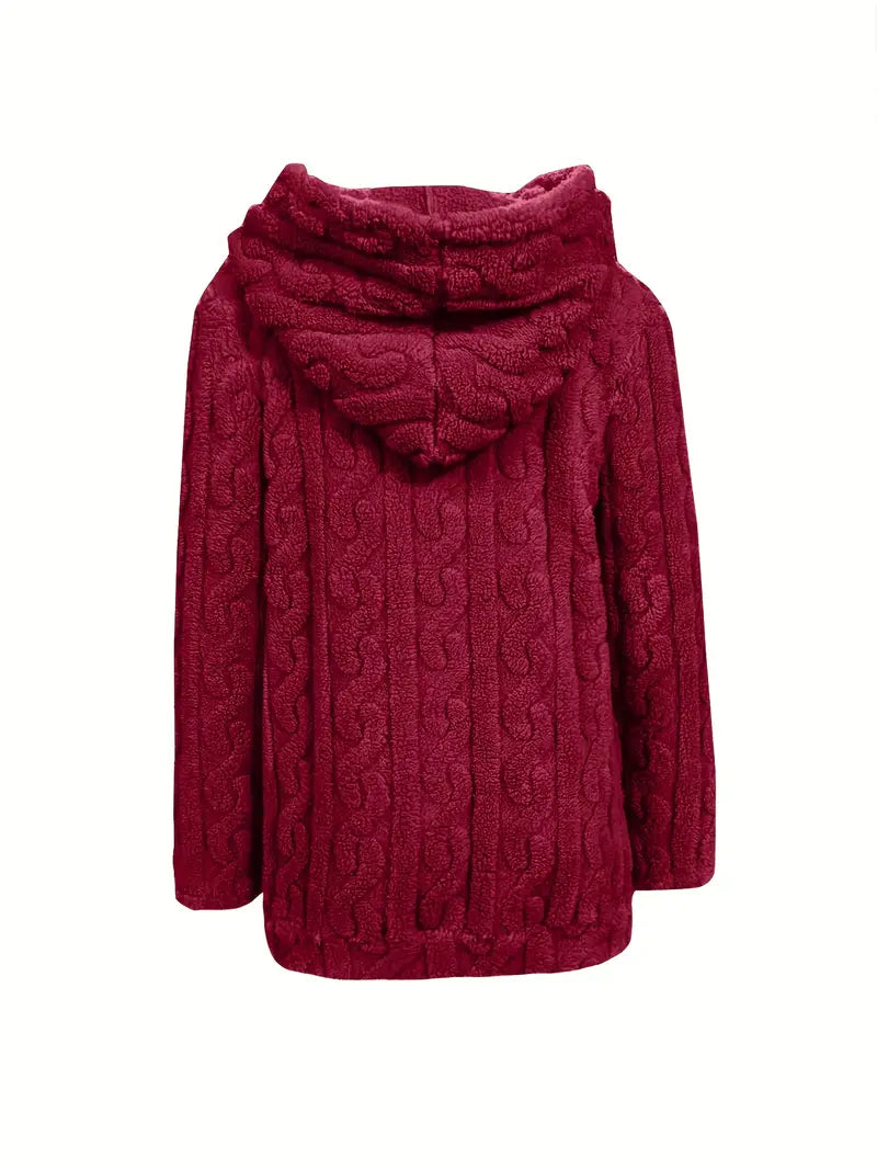 Livia | Hooded Full-Zip Sweater