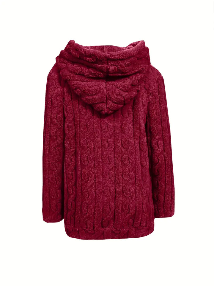 Livia | Hooded Full-Zip Sweater