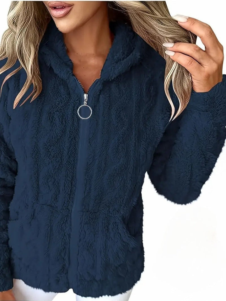 Livia | Hooded Full-Zip Sweater