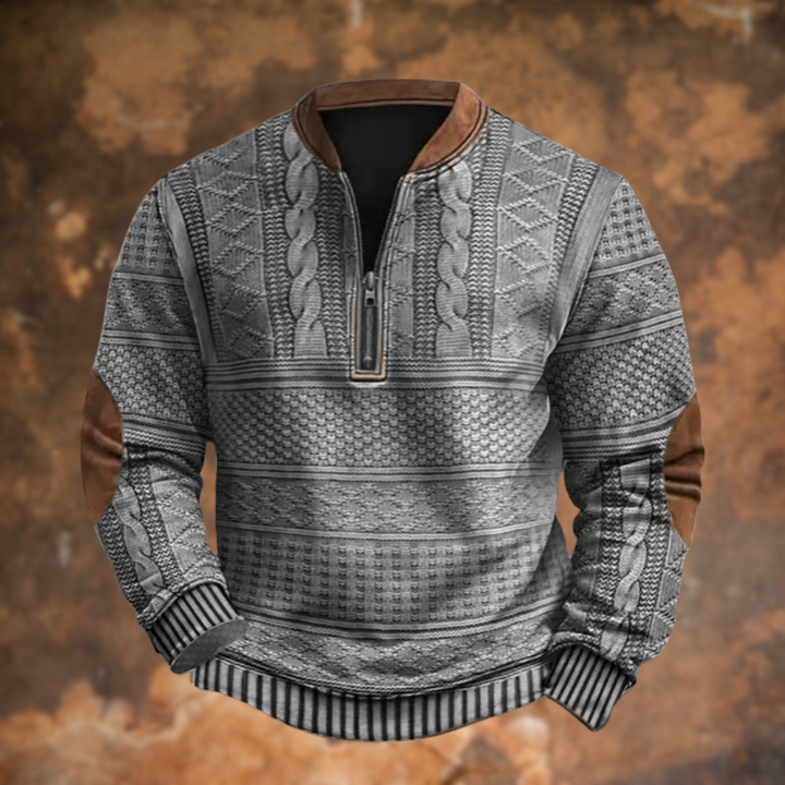 Mayfair – Knitted jumper with zip detail