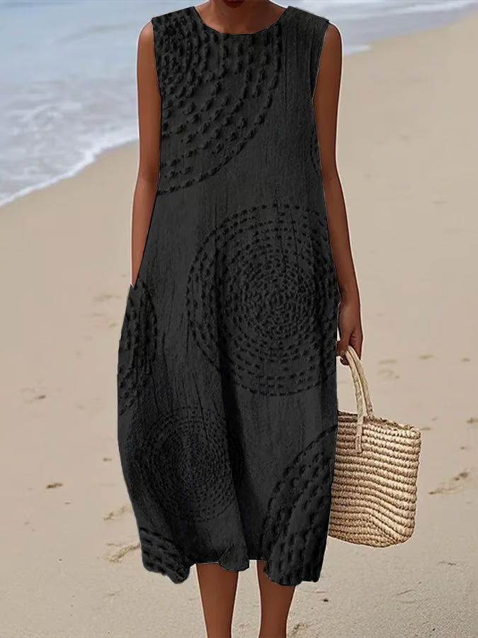 Audrey | Stylish Textured Long Dress