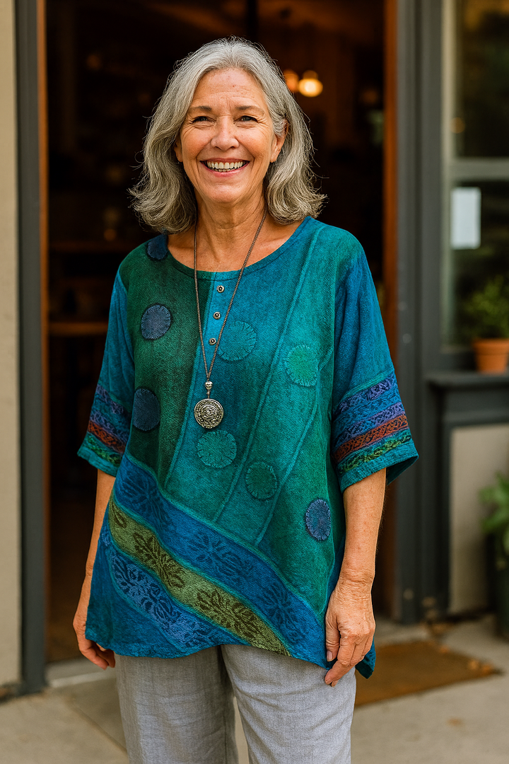 Tessa | Radiant Ethnic Tunic Top