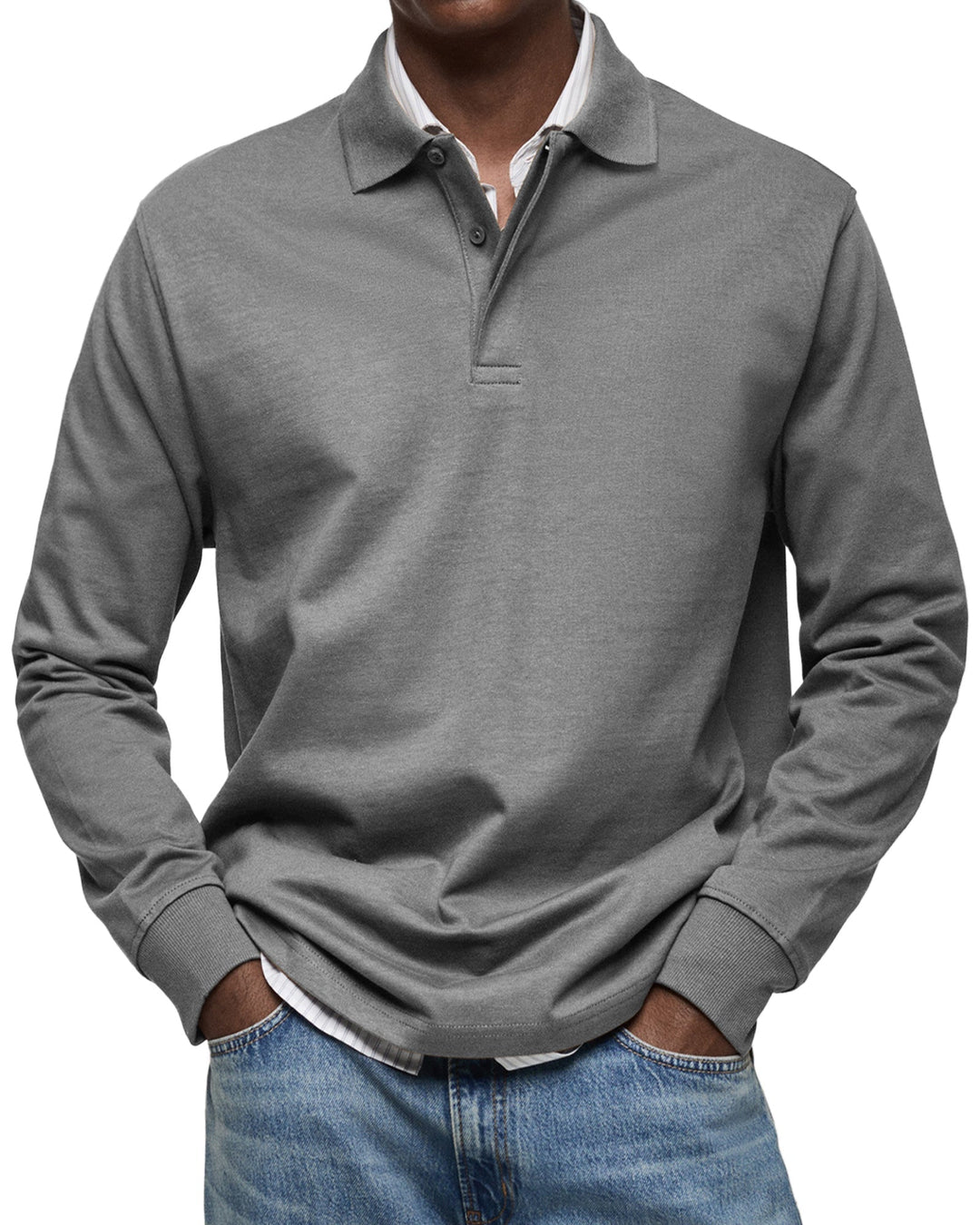 Mayfair | Luxury Long-Sleeved Polo Shirt