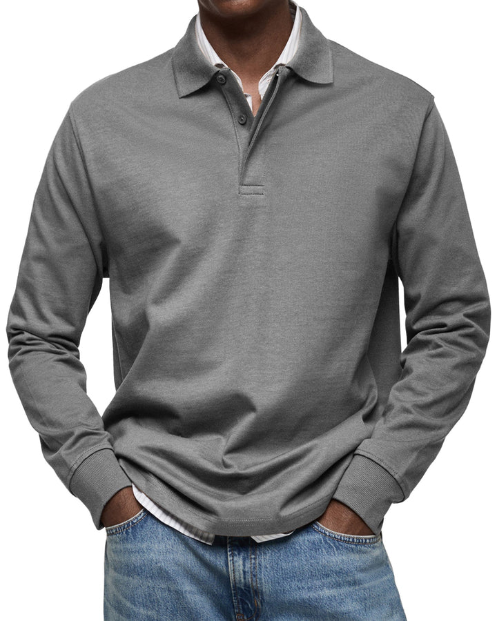 Mayfair | Luxury Long-Sleeved Polo Shirt