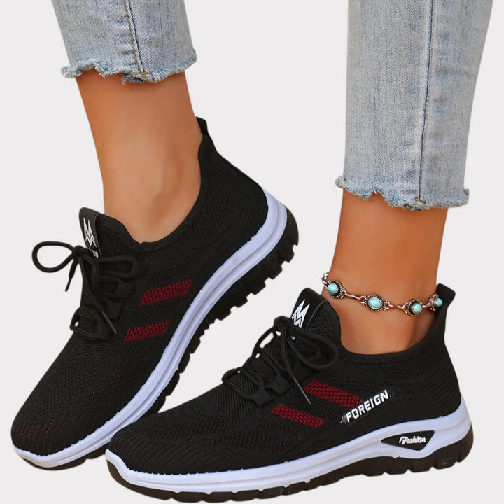 Violet - Lightweight Mesh Walking Sneakers