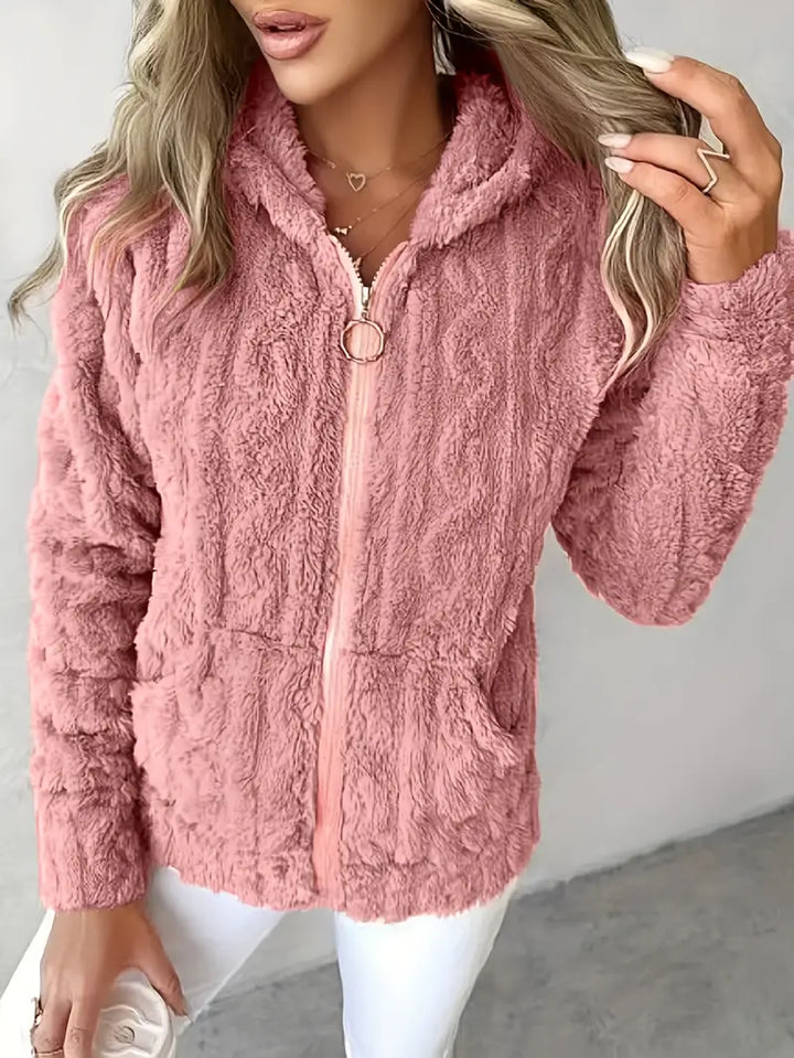 Livia | Hooded Full-Zip Sweater