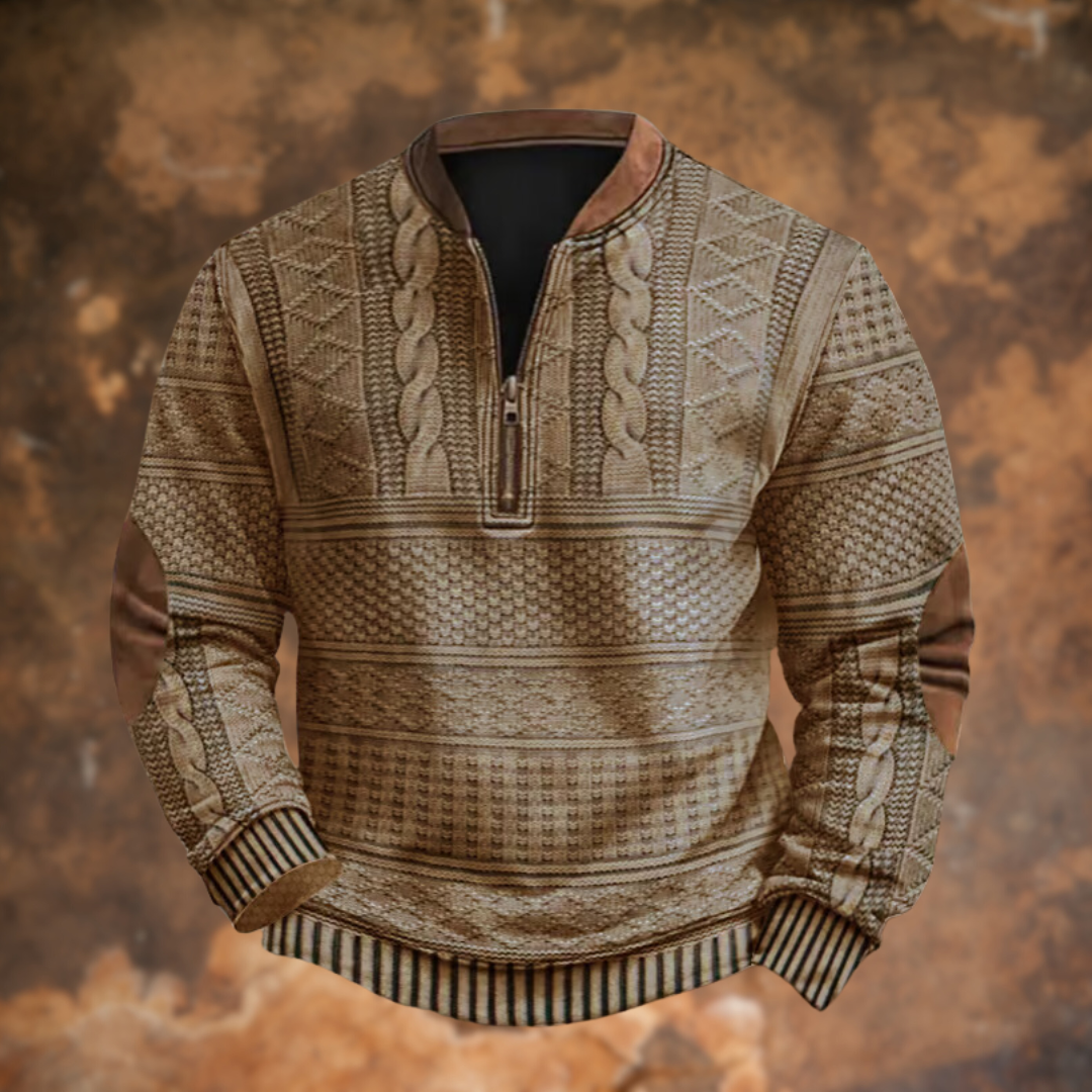 Mayfair – Knitted jumper with zip detail