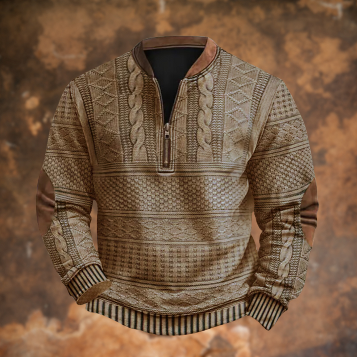 Mayfair – Knitted jumper with zip detail
