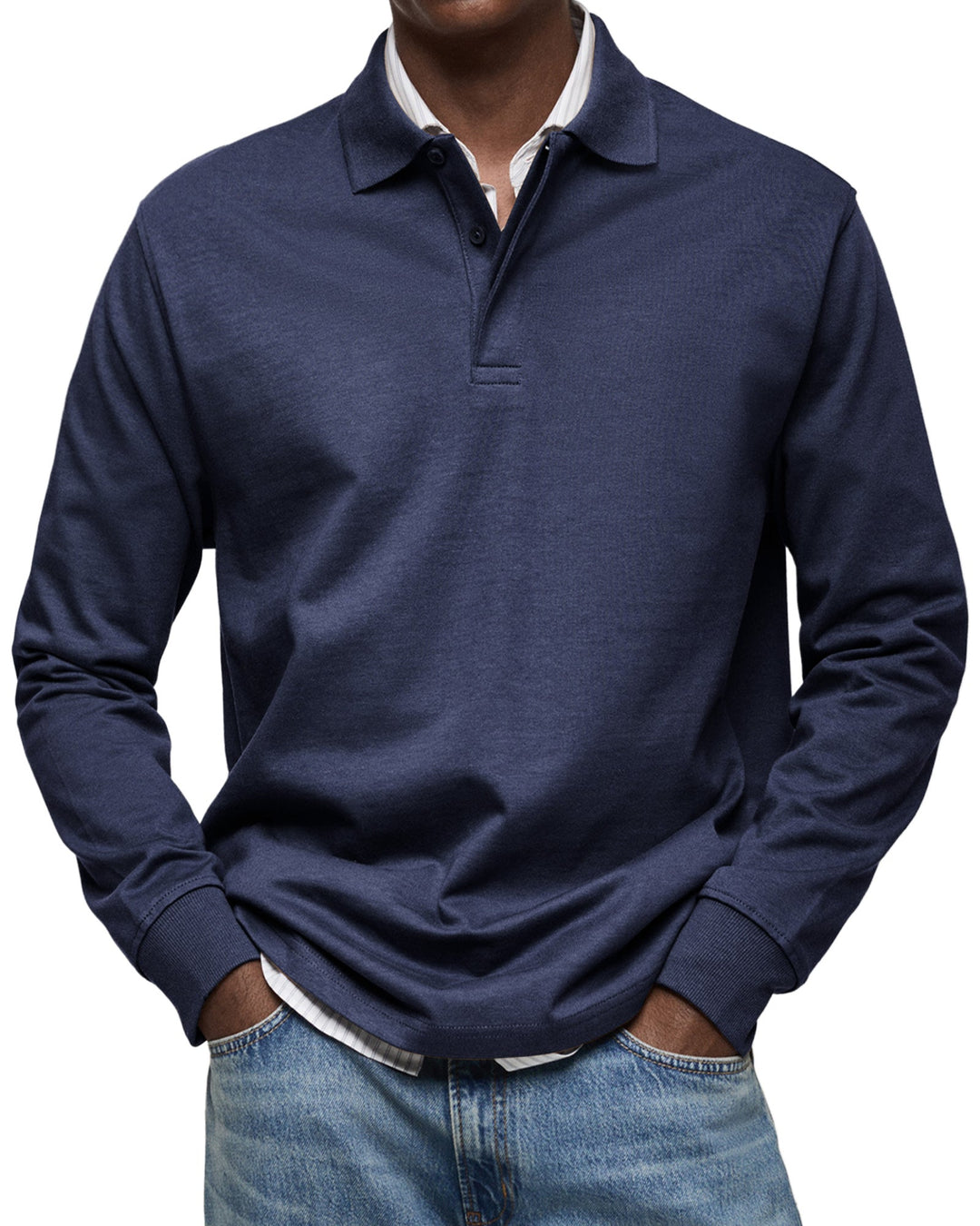 Mayfair | Luxury Long-Sleeved Polo Shirt