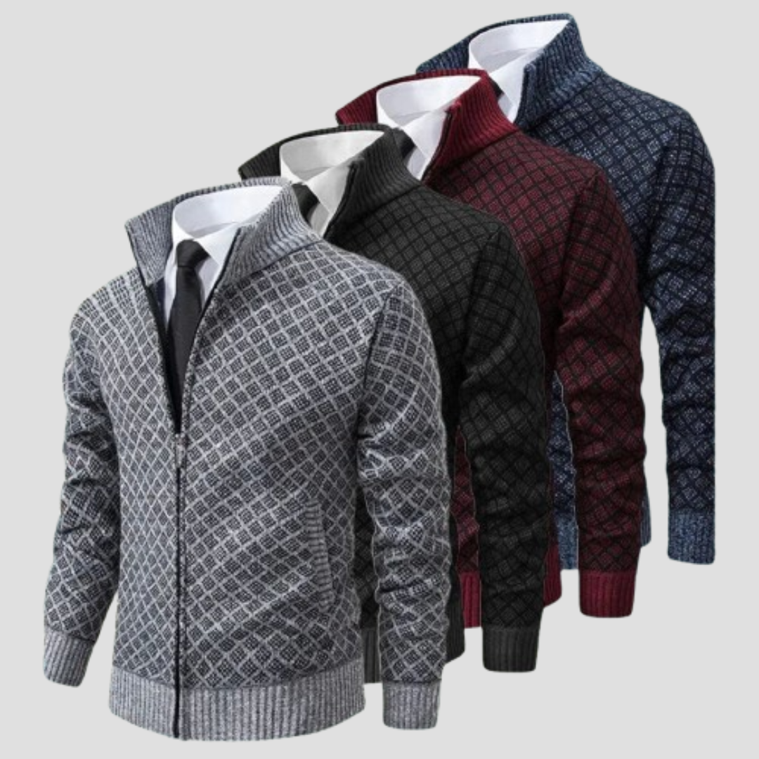 Samuel | Timeless Full-Zip Cardigan