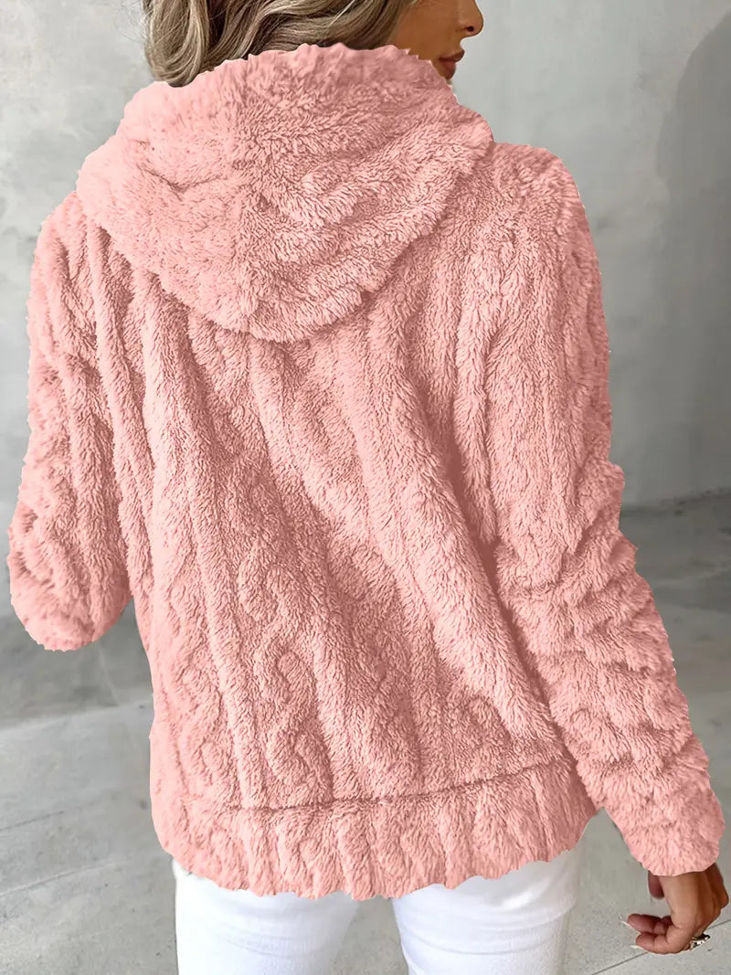 Livia | Hooded Full-Zip Sweater