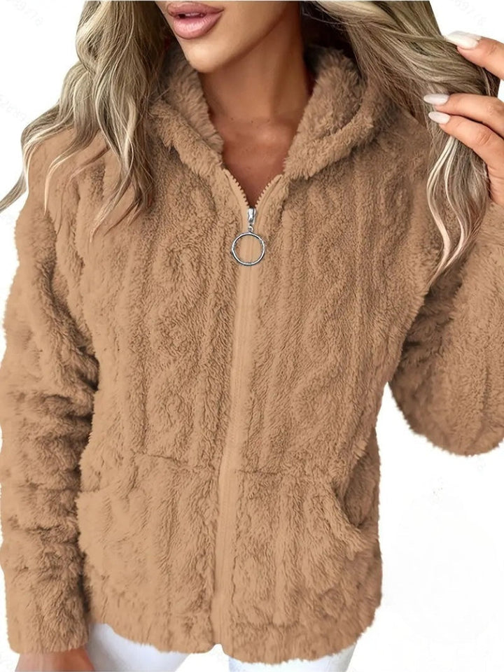 Livia | Hooded Full-Zip Sweater