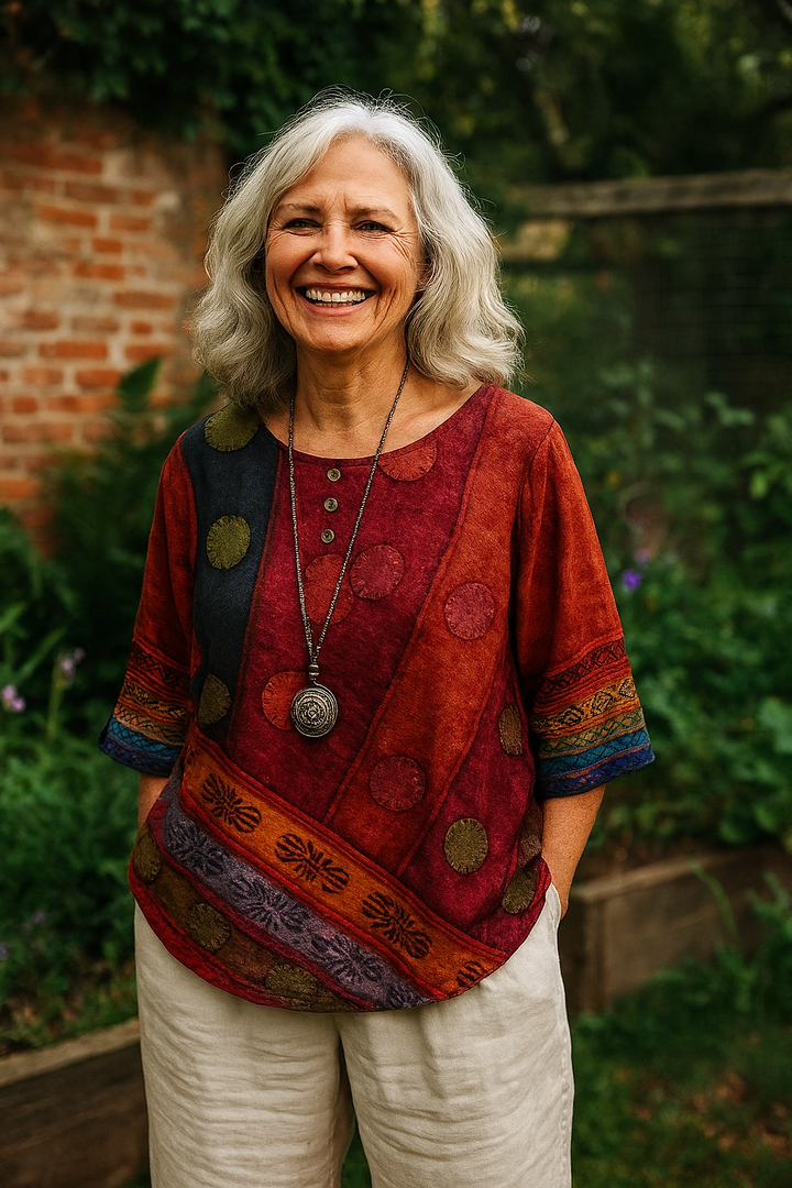 Tessa | Radiant Ethnic Tunic Top