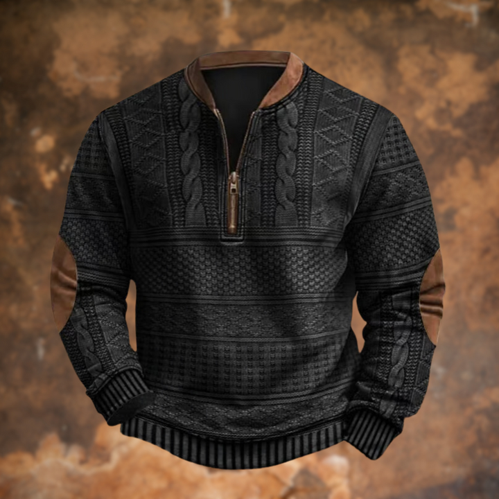 Mayfair – Knitted jumper with zip detail