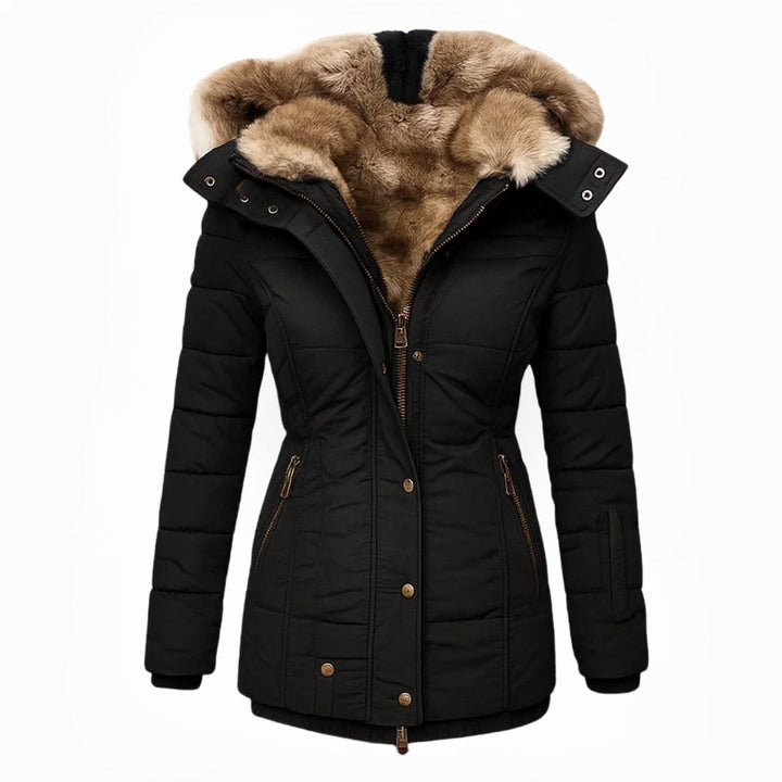 Nora | Warm winter coat with soft fur lining