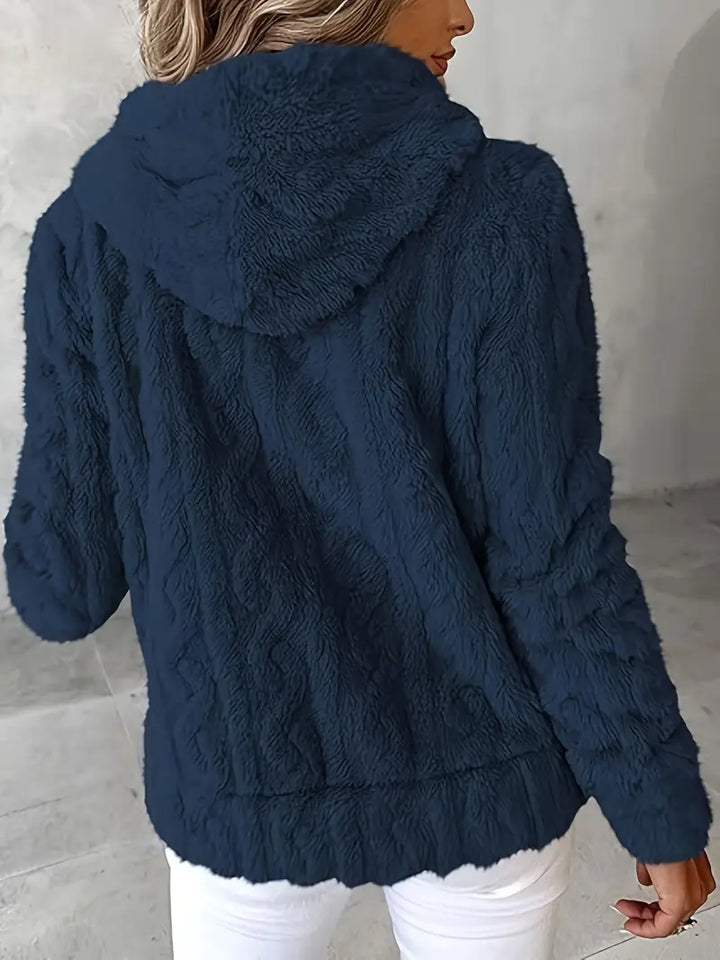 Livia | Hooded Full-Zip Sweater