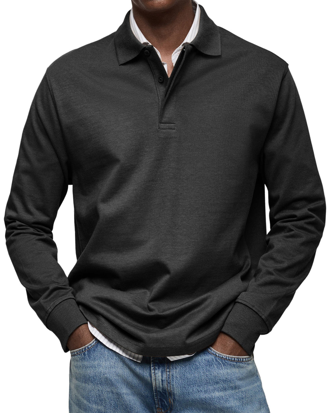 Mayfair | Luxury Long-Sleeved Polo Shirt