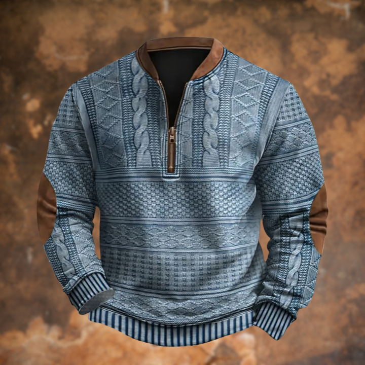 Mayfair – Knitted jumper with zip detail