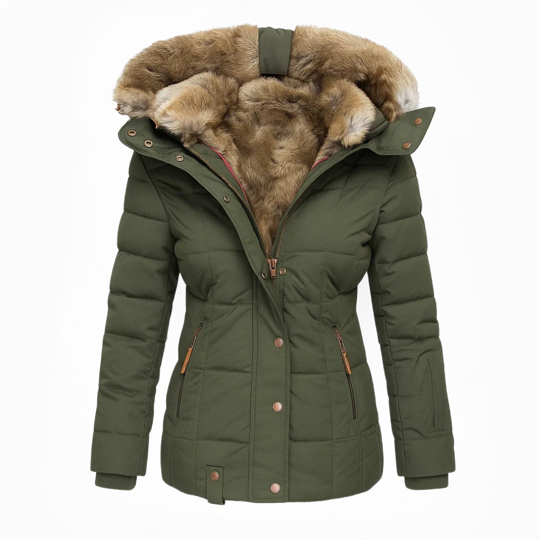 Nora | Warm winter coat with soft fur lining