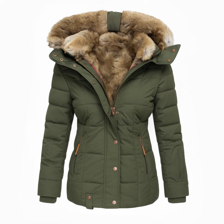 Nora | Warm winter coat with soft fur lining