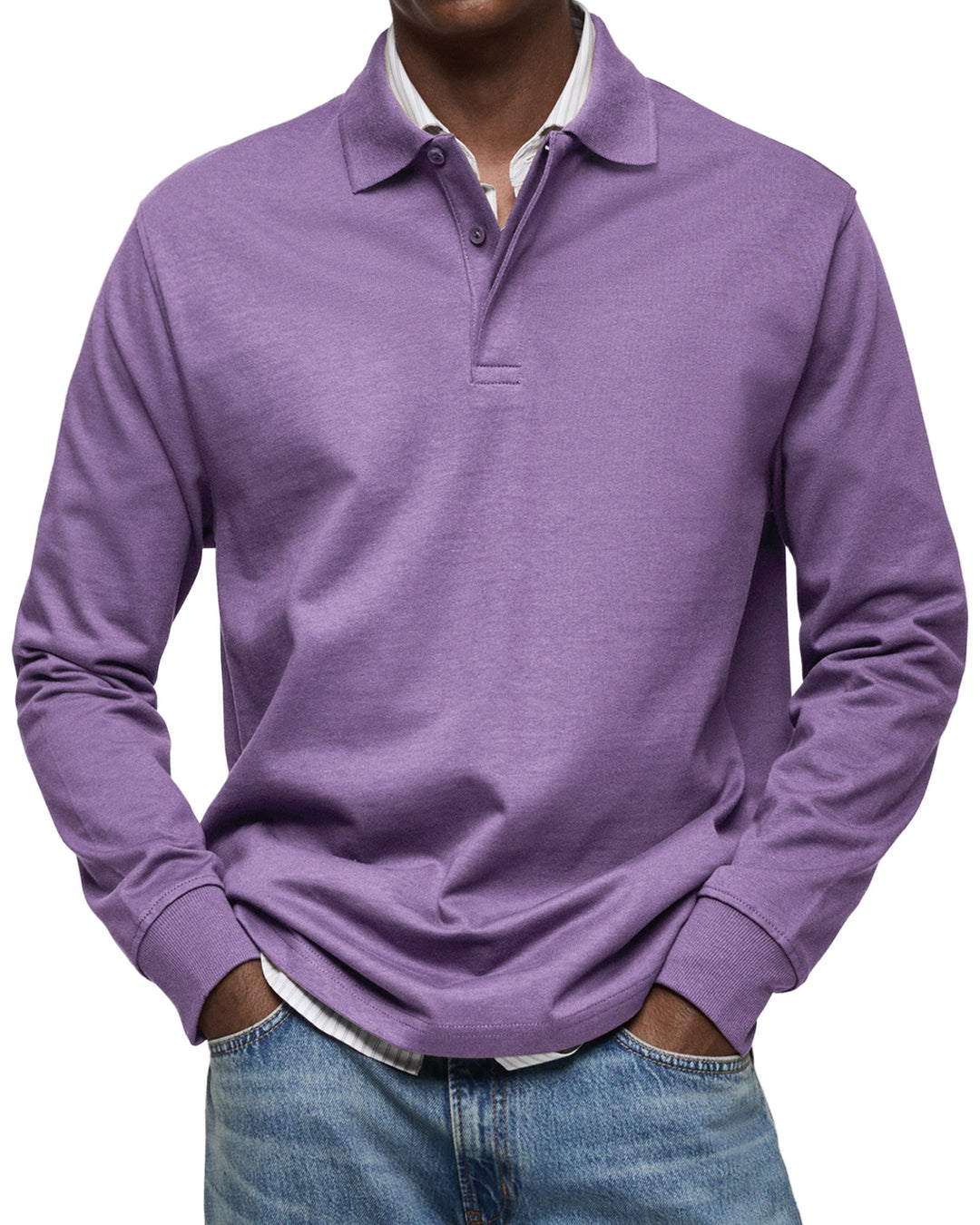 Mayfair | Luxury Long-Sleeved Polo Shirt