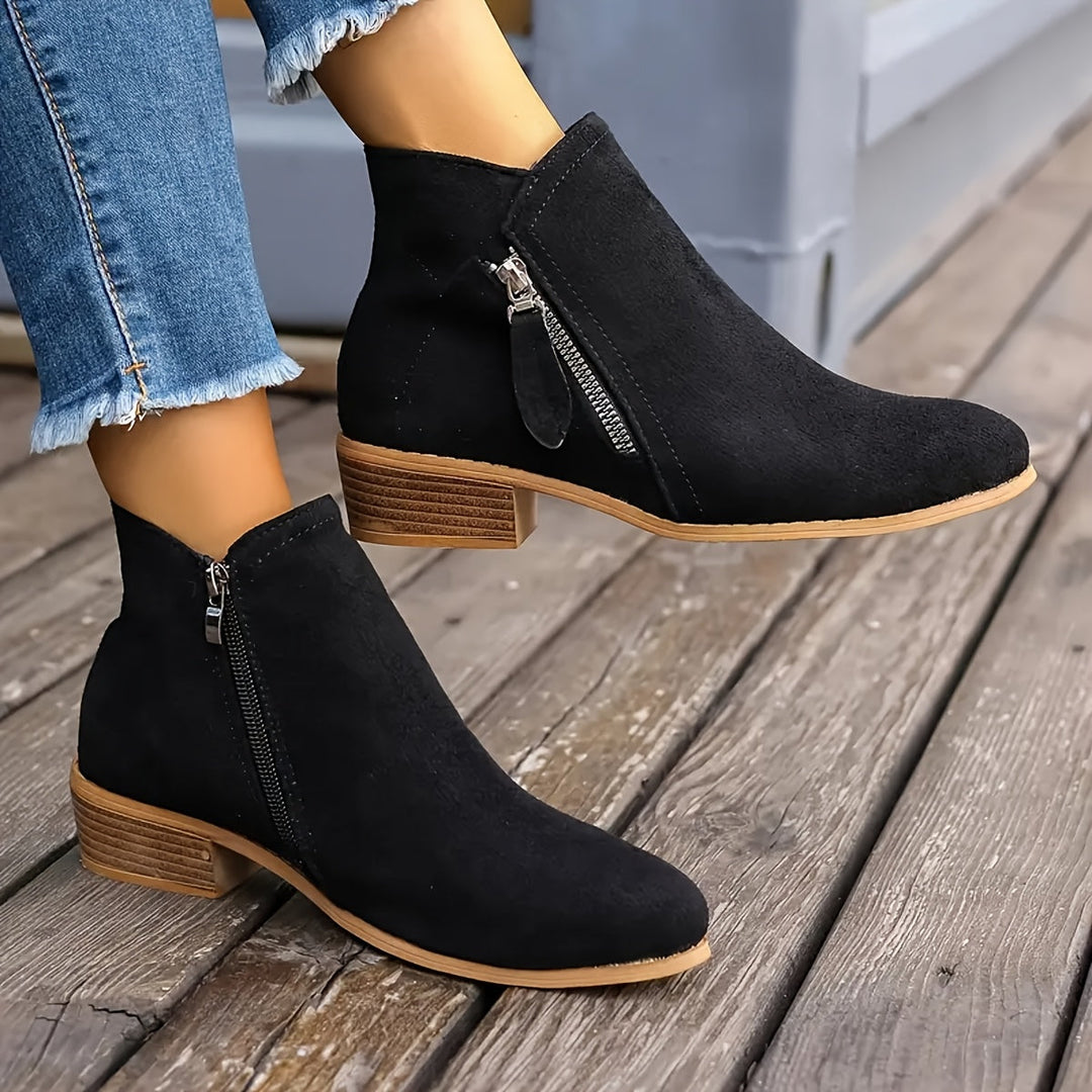 Lori | Stylish Side-Zip Boots