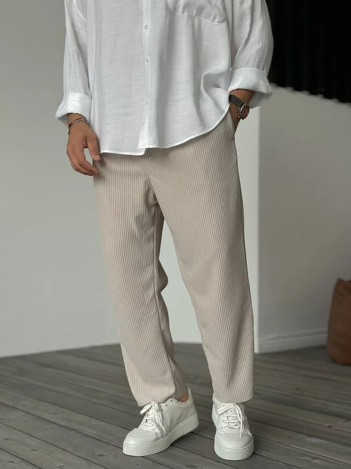 Freddie | Elegant Rib Trousers
