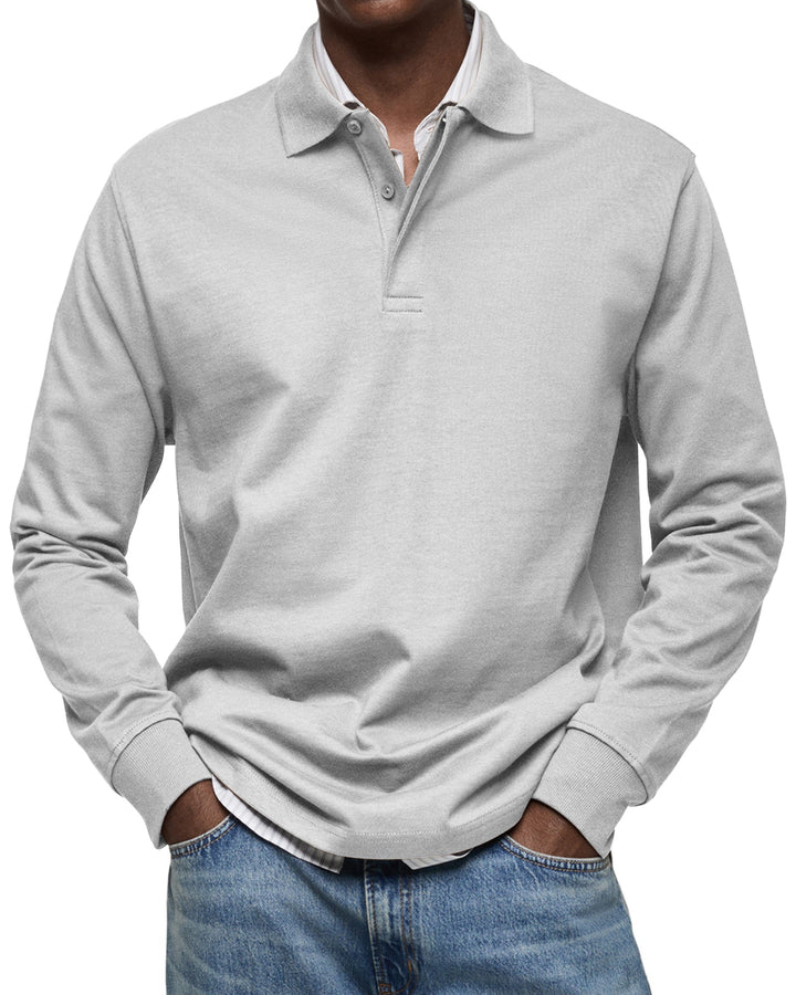 Mayfair | Luxury Long-Sleeved Polo Shirt