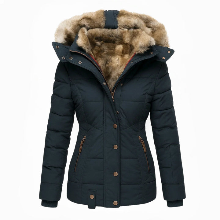 Nora | Warm winter coat with soft fur lining