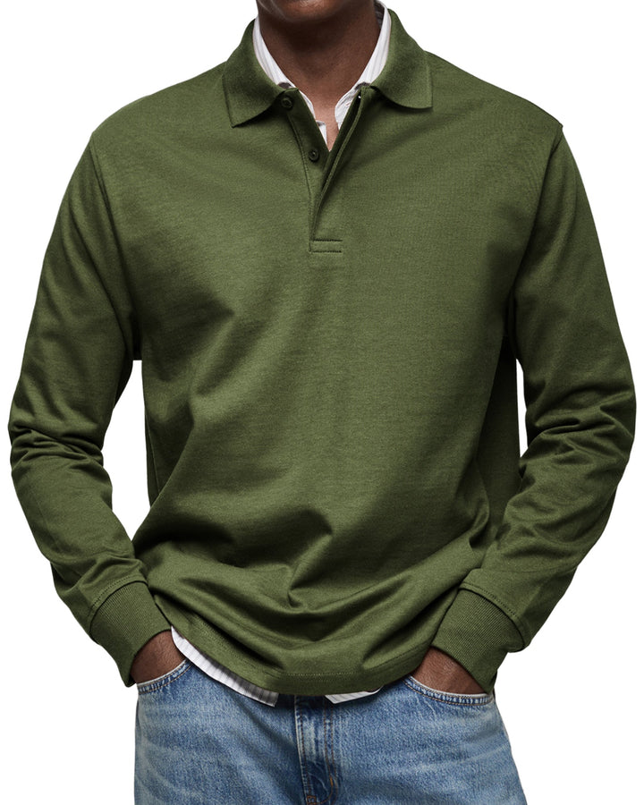 Mayfair | Luxury Long-Sleeved Polo Shirt