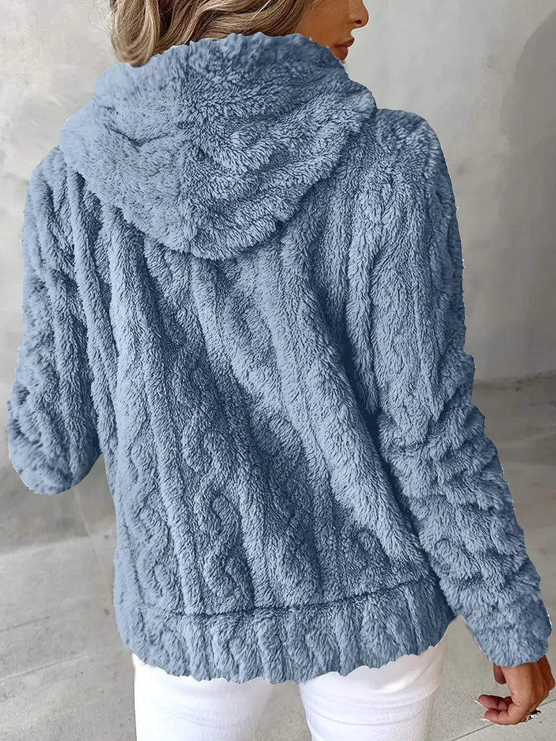 Livia | Hooded Full-Zip Sweater