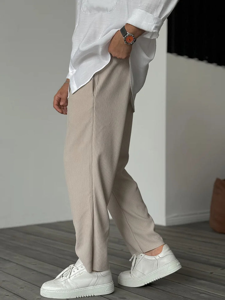 Freddie | Elegant Rib Trousers