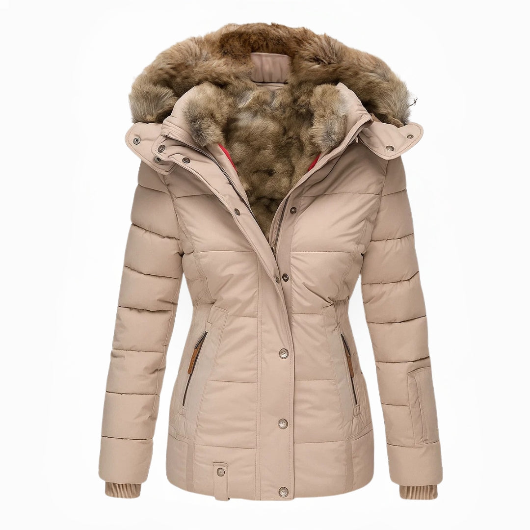 Nora | Warm winter coat with soft fur lining