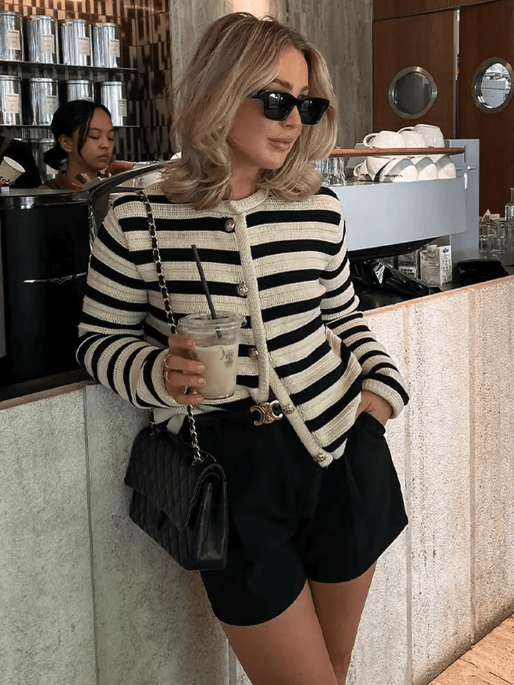 Valery | Striped cardigan