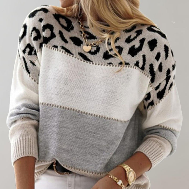 Sophia | Leopard Print Casual Sweater